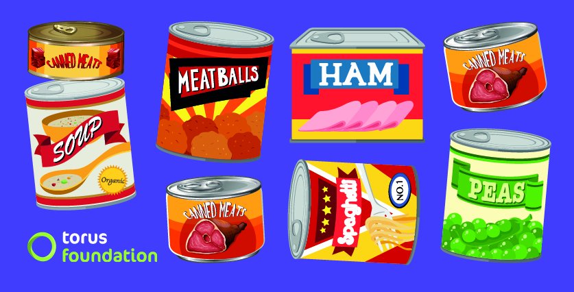 TorusFoundation's tweet photo. Part of our #COVID19 support includes funding towards 6 #foodbanks across our neighbourhoods. If you're a @WeAreTorus tenant in urgent need of support for food or other services, we'll see how we can help. Don't struggle alone - 0300 123 5809 #MentalHealthAwarenessWeek #MayWeHelp https://t.co/EY5J1ALkmI
