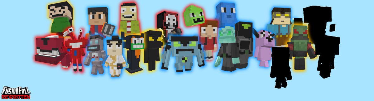 FFRewrittenMC's tweet image. We're back again this week with three more Nano reveals! Joining the cast are Ed the Jungle King, the trickster Bloo, and uh... Vilgax? If you guessed right, good job! No need to fret if you didn't, because we added three new silhouettes! Keep it up, we'll be back next week!