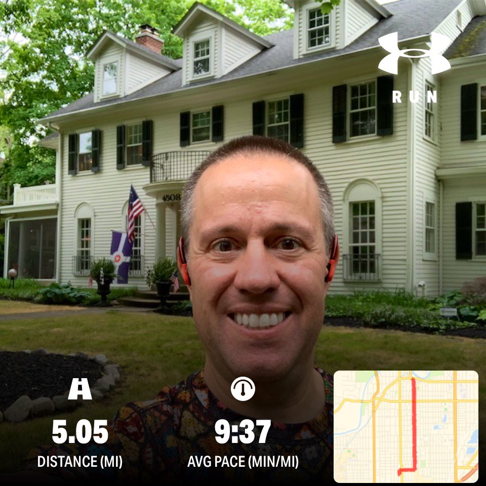 StevieAndLane's tweet photo. Cooler and cloudy, but still lots of humidity today for my #run #running #NeverMissAMonday. #MononTrailRun #RunTheMonon #RunIndy 

Enough with the daily #rain #thunderstorms #thunderstorm! https://t.co/GsZ5ewMUIg