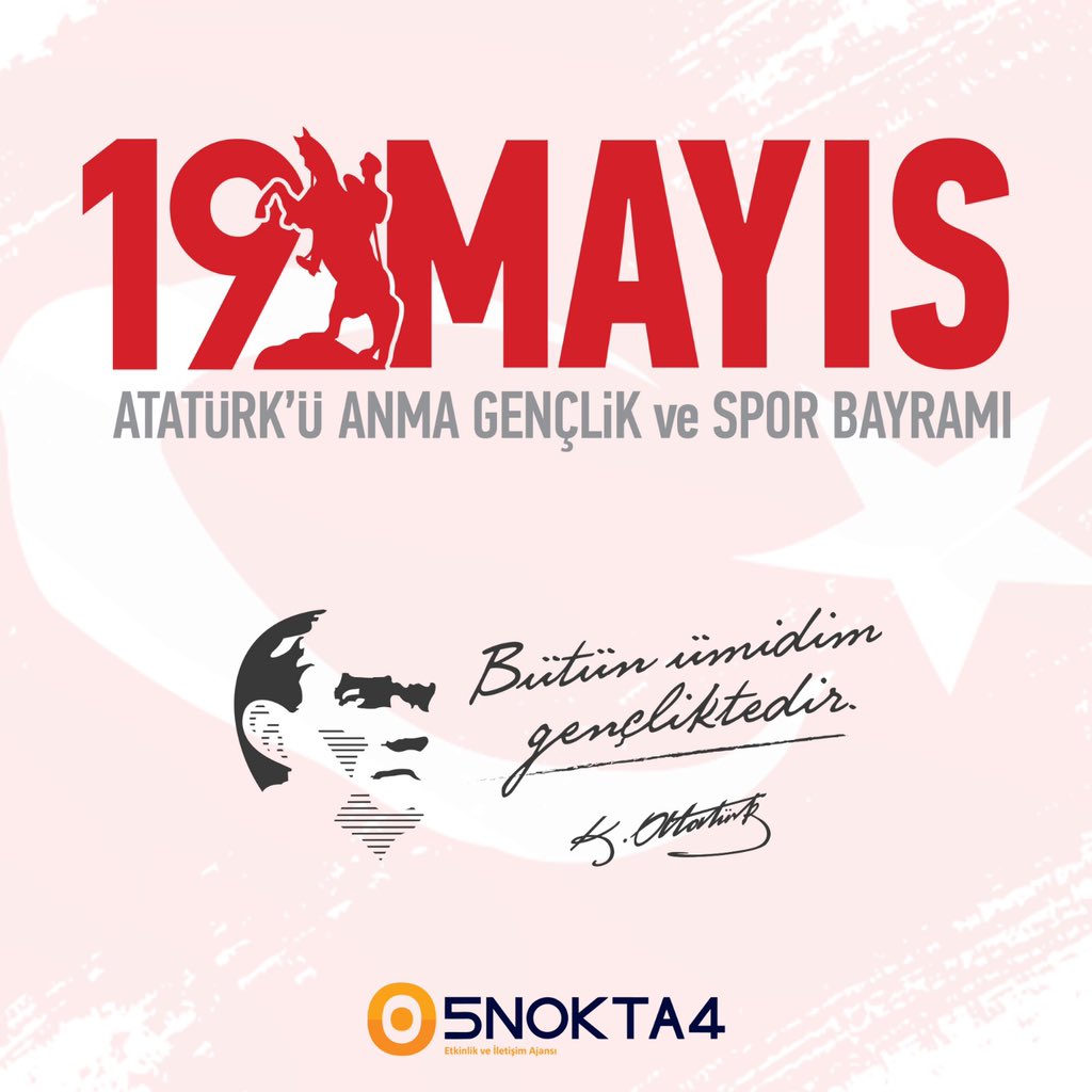 Milletin bağrında temiz bir nesil yetişiyor. Bu eseri ona bırakacağım, gözüm arkada kalmayacak. Zafer "Zafer benimdir" diyebilenlerindir. 
19 Mayıs Atatürk'ü Anma Gençlik ve Spor Bayramımız kutlu olsun.
#5nokta4