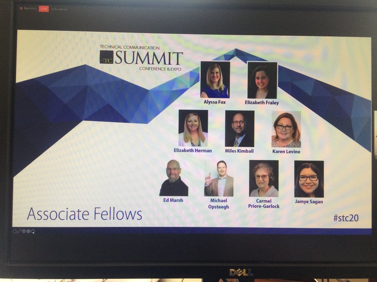virtual_li's tweet image. Congratulations, 2020 STC Associate Fellows! #stc20 #STCSummit ⁦@STC_Summit⁩