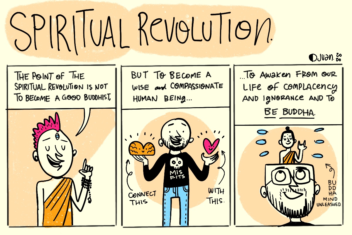 _bufalojuan's tweet photo. Taken from the book “Against the Stream” by Noah Levine.
#dharmapunx #againstthestream #doodles #buddhism https://t.co/lDNbF9eYsJ