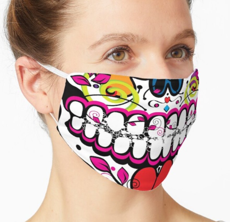 instudioE's tweet photo. Colorful skull design on face masks by @emariei
 
#dayofthedead #sugarskullmask #instudioe https://t.co/Jx3X8Ve4xu https://t.co/pB0Y8fteeC
