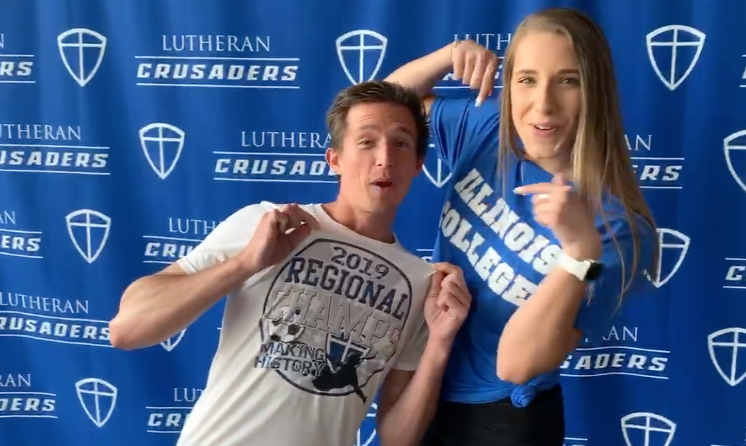 Channel1450com's tweet photo. Special Signing Day- Lutheran High Athletes Make Future Plans Official: Three Crusader soccer players put pen to paper for college choices https://t.co/GnIV8fwIzj https://t.co/orKotBEiot