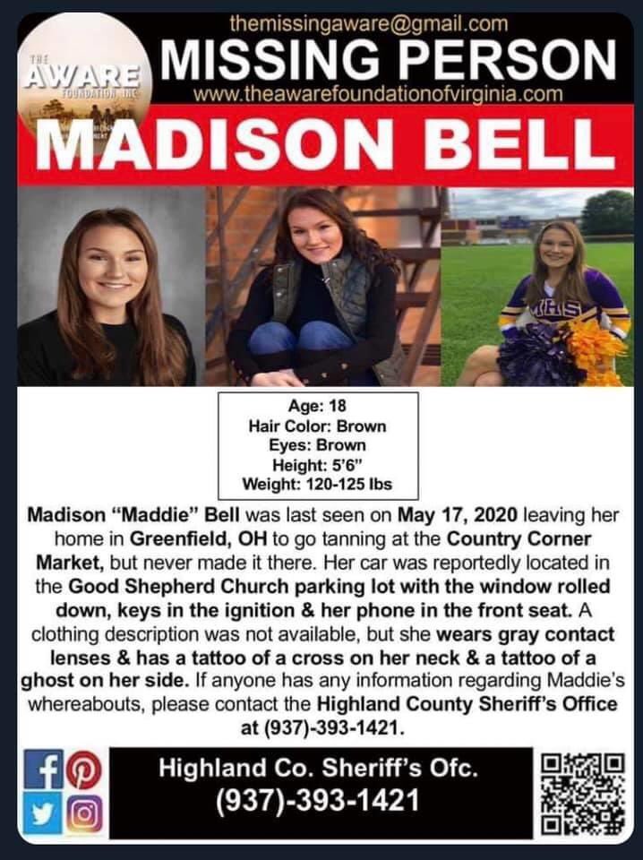 PLEASE KEEP SHARING HER PICTURE. SHE IS STILL MISSING. ITS BEEN OVER 24 HOURS NOW.. NO NEW INFORMATION HAS SURFACED. WHITE SEDAN. CALIFORNIA PLATES. TALL WHITE MALE LATE 20's EARLY 30's WITH LONGER BLONDE HAIR WEARING JEANS AND A POLO. WE BELIEVE SHE IS OUT OF OHIO AT THIS POINT.