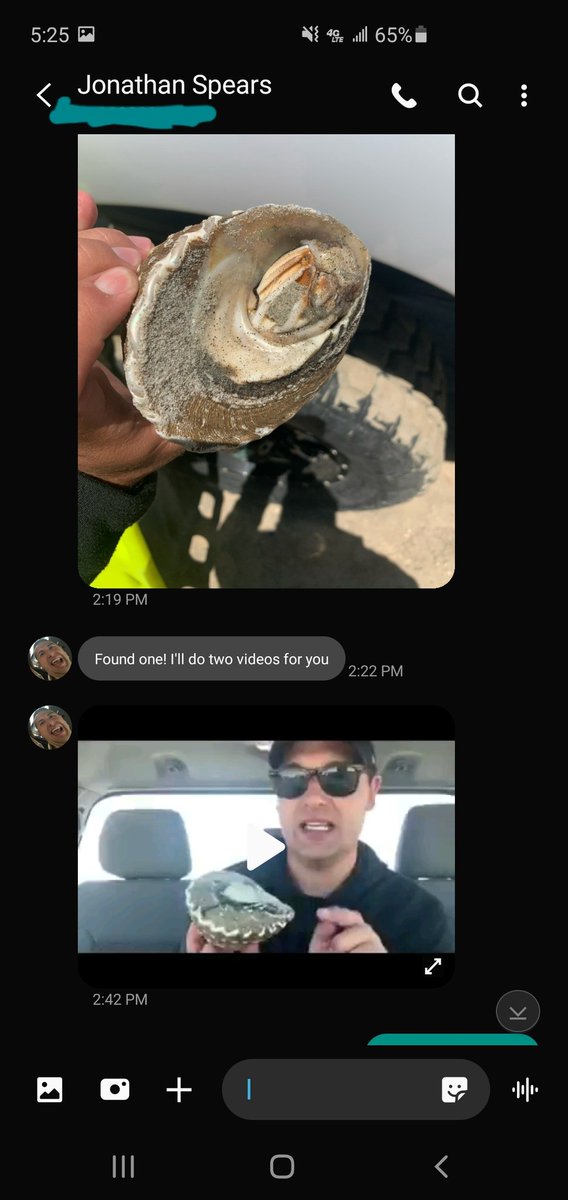 My students are going to love the video my brother made of the sea snail he found at work today! They were obsessed with the snails we had in the classroom. #doversplash2020 #RISDgreatness #RISDsaysomething #teachingduringcoronavirus