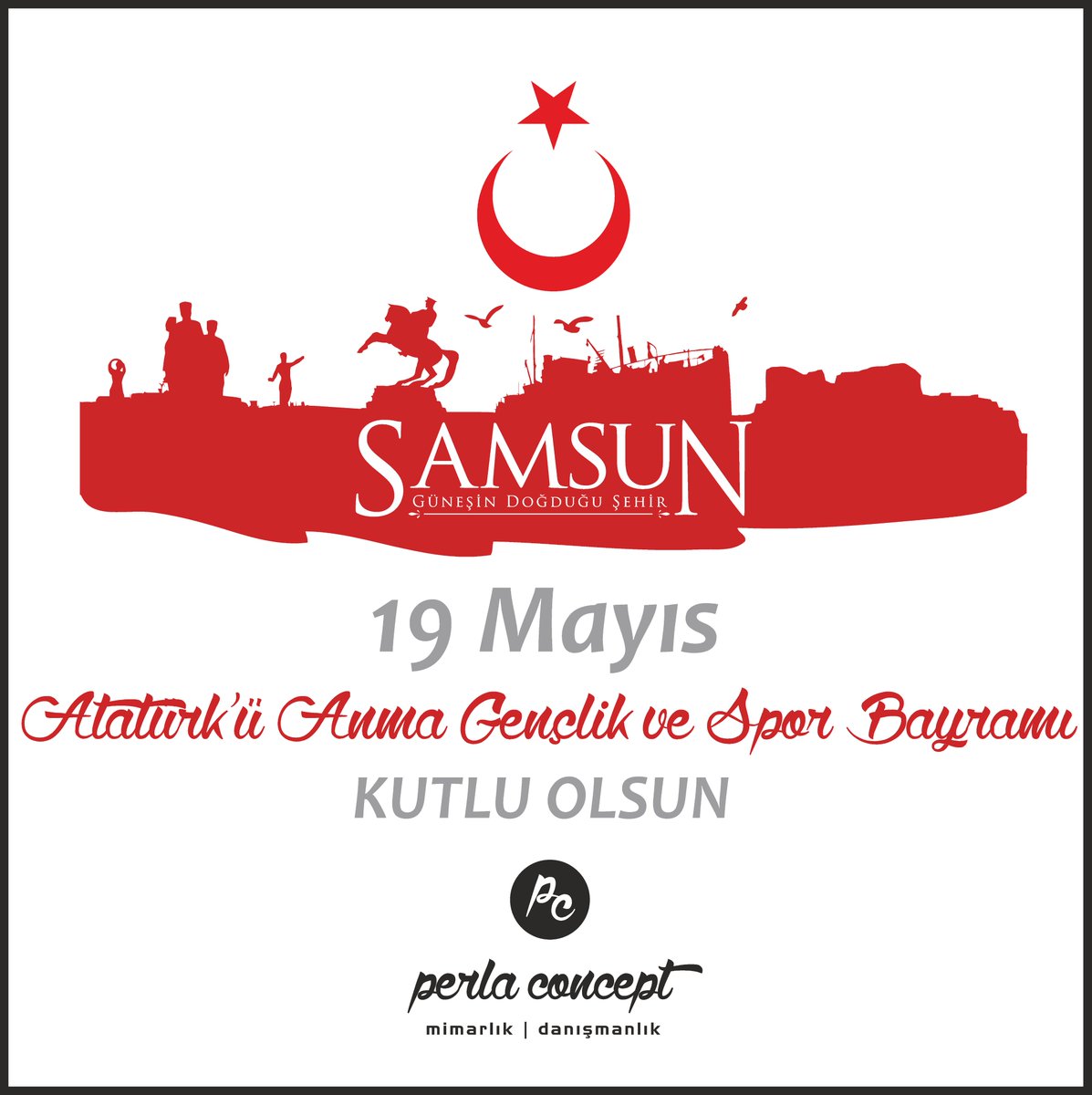 PerlaMimarlik's tweet photo. 19 Mayıs, Türk milletine vurulmak istenilen esaret zincirinin parçalanması kararlılığının ve Cumhuriyetimizin kuruluşuna öncülük eden Kurtuluş Savaşı'nın ilk kıvılcım tarihidir. Aziz şehitlerimizi rahmet, minnet ve saygıyla anıyoruz. #19MAYIS #19mayıstaBalkonlardayız https://t.co/LbJCG14a01