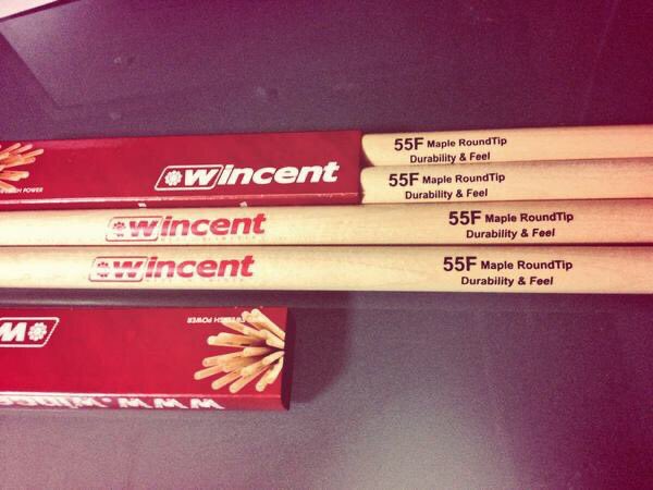 drummerHIROTO's tweet photo. #メイプルスティック友の会
#MapleStick友の会
#Maple
#DrumSticks
#Wincent
#WincentSticks
#55FMapleRoundTip https://t.co/kYj5VuxSaV