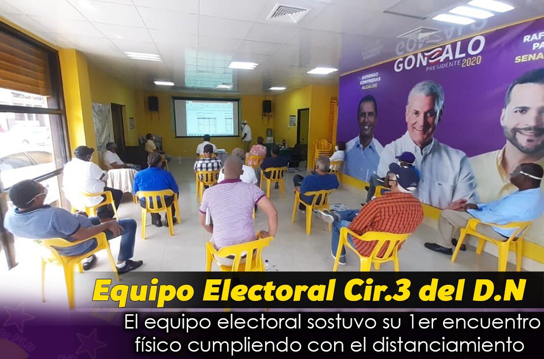 blomudina's tweet photo. El Equipo Electoral comandado por el Dr.Pedro Solano (@drpedrosolano ) realizó su 1er encuentro físico luego con miras a dar continuidad al arduo trabajo  electoral que se ha venido realizado en los últimos meses. #PLDC3 #Blomudina #BlomudinaSigue https://t.co/1W9H50XYCz