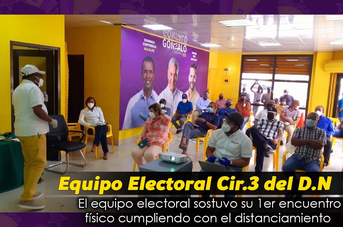 blomudina's tweet photo. El Equipo Electoral comandado por el Dr.Pedro Solano (@drpedrosolano ) realizó su 1er encuentro físico luego con miras a dar continuidad al arduo trabajo  electoral que se ha venido realizado en los últimos meses. #PLDC3 #Blomudina #BlomudinaSigue https://t.co/1W9H50XYCz