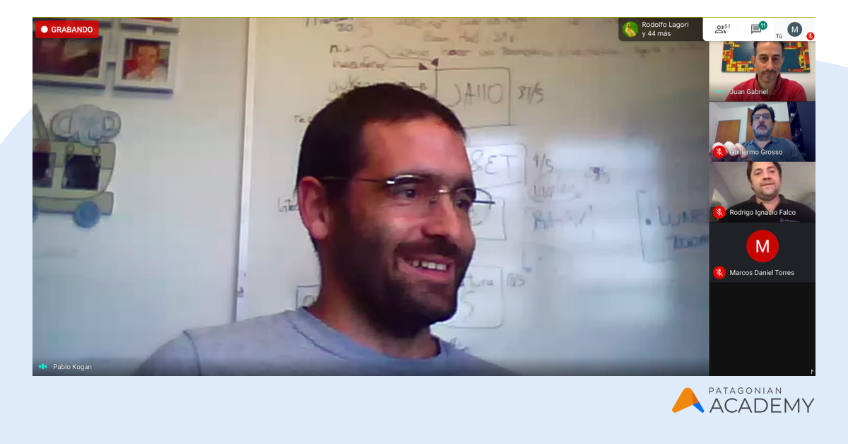 patagoniantech's tweet photo. 🎓 ¡Empezó Patagonian Academy! 🦾
Hoy fue la primera clase virtual de la diplomatura en Desarrollo Full-Stack de Aplicaciones Web en Javascript que dictamos junto @faiuncoma. 
Estamos muy contentos de llevar adelante este proyecto ¡y con curso completo! 😁 https://t.co/zPS9MryaGV
