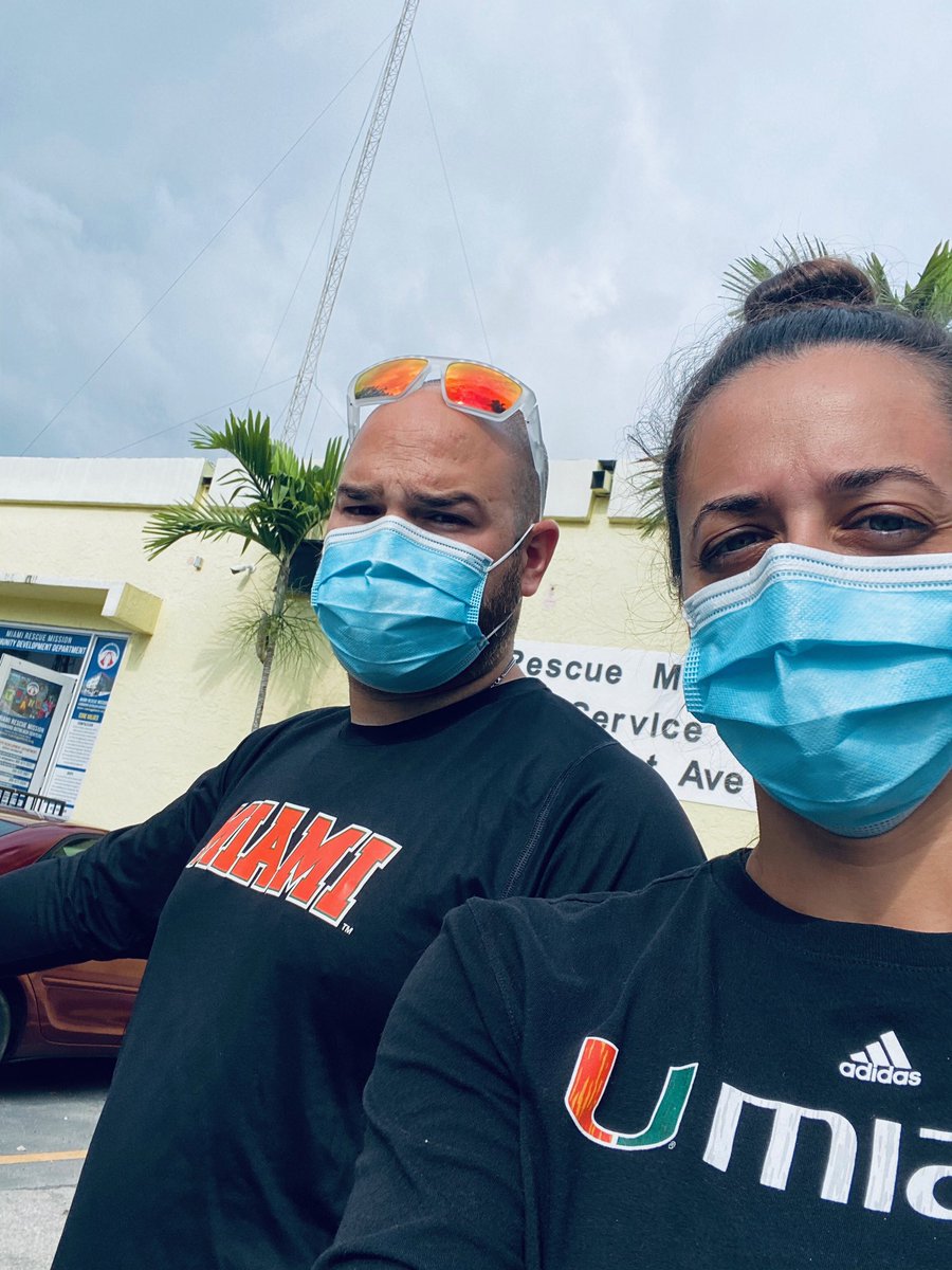 UM_SADV's tweet photo. Proud to serve our community! Major Thank U @TheUEqRoom Arielle & Sam for safely getting our donations to @No1isHomeless ๐งก๐#canescare #RoleModels #canesinthecommunity #cultureofgiving https://t.co/HdKlhOPGow
