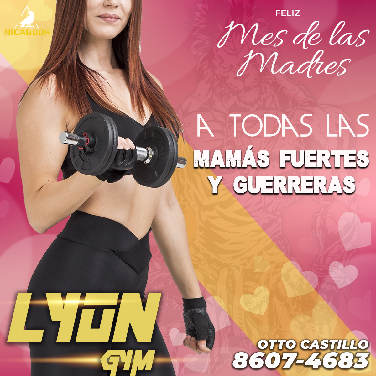 nicabook's tweet photo. FELIZ MES DE LAS MADRES LES DESEA LYON GYM.
Dirección: León, Gasolinera Uno Sutiava 2 1/2c abajo.
#NICABOOK #negociosonline #publicidaddigital #marketingonline #Rramirez
Dale Clic al enlace para contactar con el negocio:
https://t.co/bxSoR2gqXm
https://t.co/KavCOfx9KR https://t.co/VYLSQC7e9w