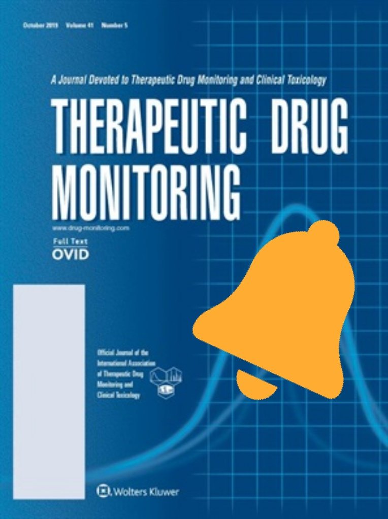 REMINDER: call for contributions for a Focus Issue on Alternative Sampling Strategies in Toxicology and Therapeutic Drug Monitoring in <a href="/TherapeuticDrug/">Therapeutic Drug</a>, guest-edited by me.
Submit by JULY 1 2020.
Sharing = 🙏!   #Toxicology #TDM #Microsampling #Alternativesampling #DBS #IATDMCT