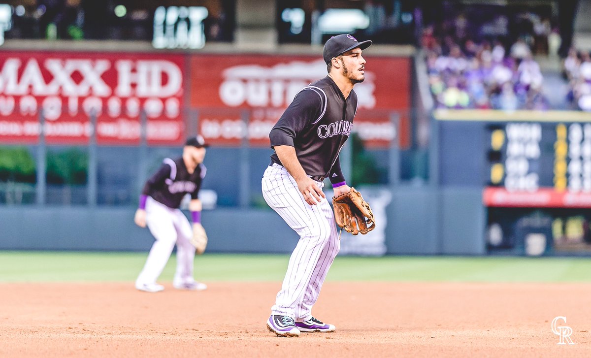 Rockies's tweet photo. Baseball’s best left side 😍📚 https://t.co/WqAZDTgzRe