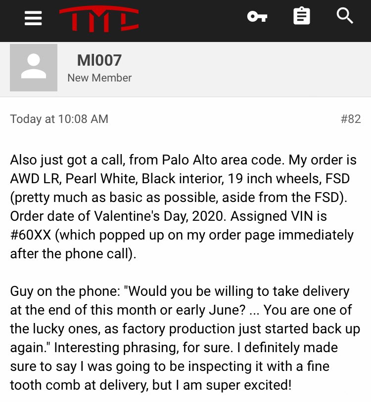 ghost_scot's tweet photo. How thin is Tesla’s #ModelY backlog? Customer from Portland, OR who ordered an AWD in mid-Feb is being offered to take delivery in 2 weeks. “I definitely made sure to say I was going to be inspecting it with a fine tooth comb..”
@DeanSheikh1 
@markbspiegel 
#TeslaDemandIssues https://t.co/YZAzx4nheV