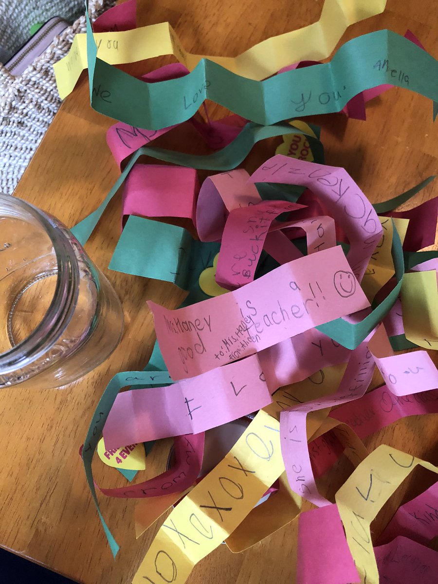 Thank you first graders for the sweetest jar of notes! You have brought me such cheer and filled my bucket to the very brim! ❤️ <a href="/JFTatemES/">J. Fithian Tatem Elementary School</a>
