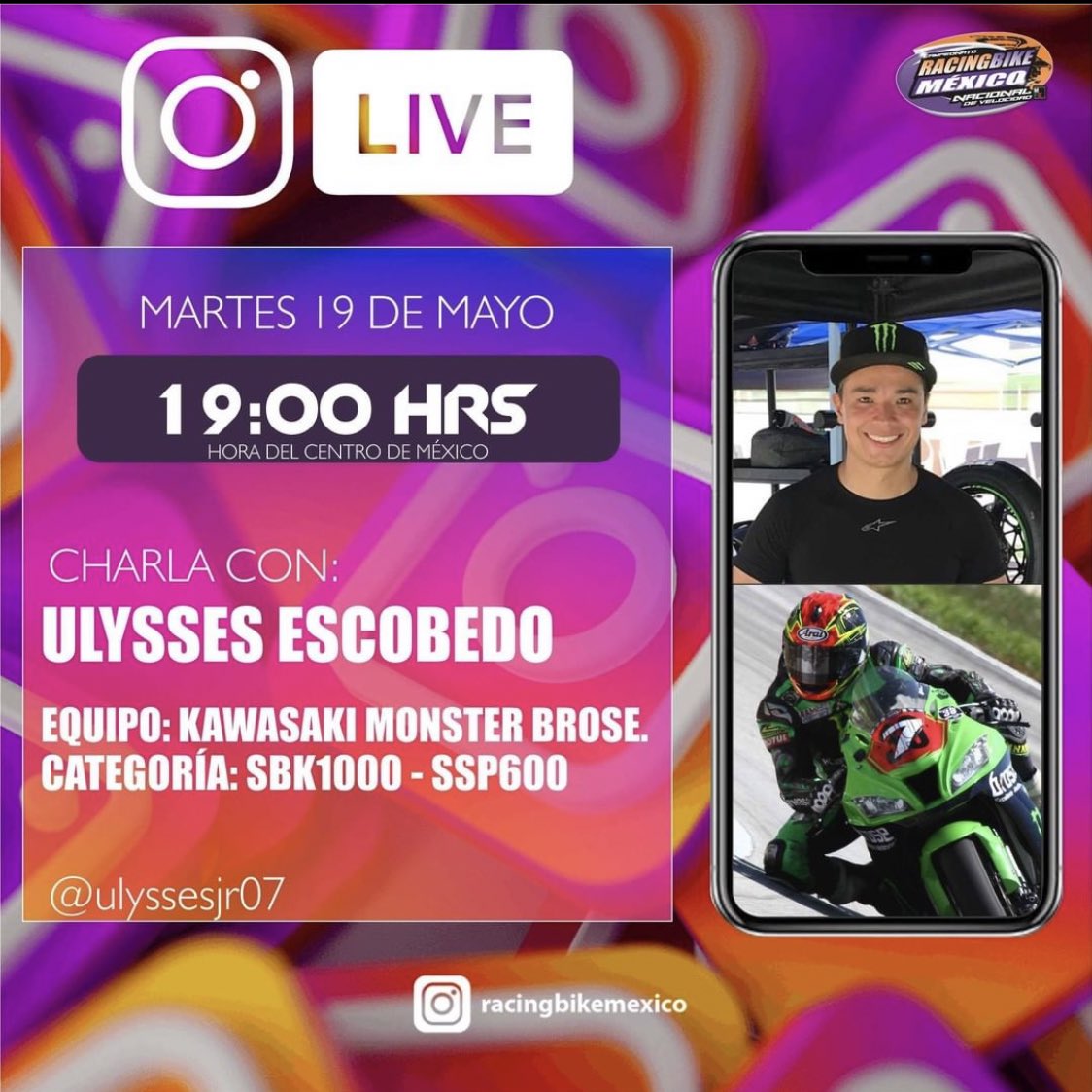 escobedobros's tweet photo. Nos vemos mañana martes 19, a las 7pm en la cuenta de @RacingBikemx https://t.co/7Mt9YkkzXq