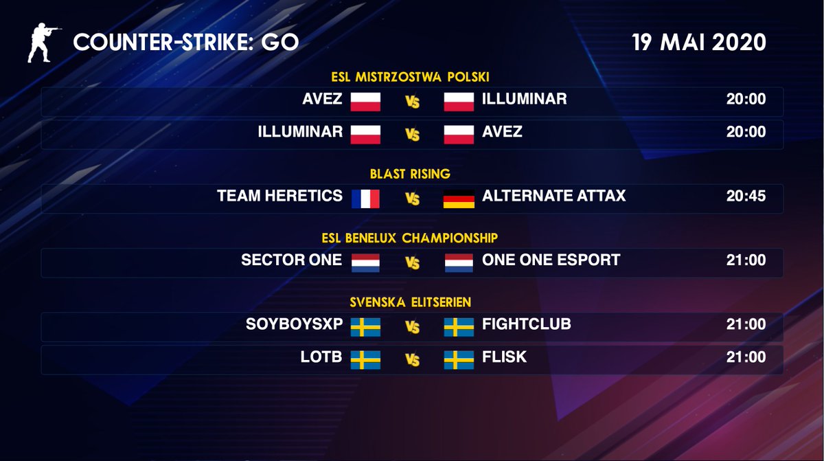 IMP_CSGO's tweet photo. Programme CS:GO du 19 mai 2020👇 https://t.co/DKiNPCNGIs