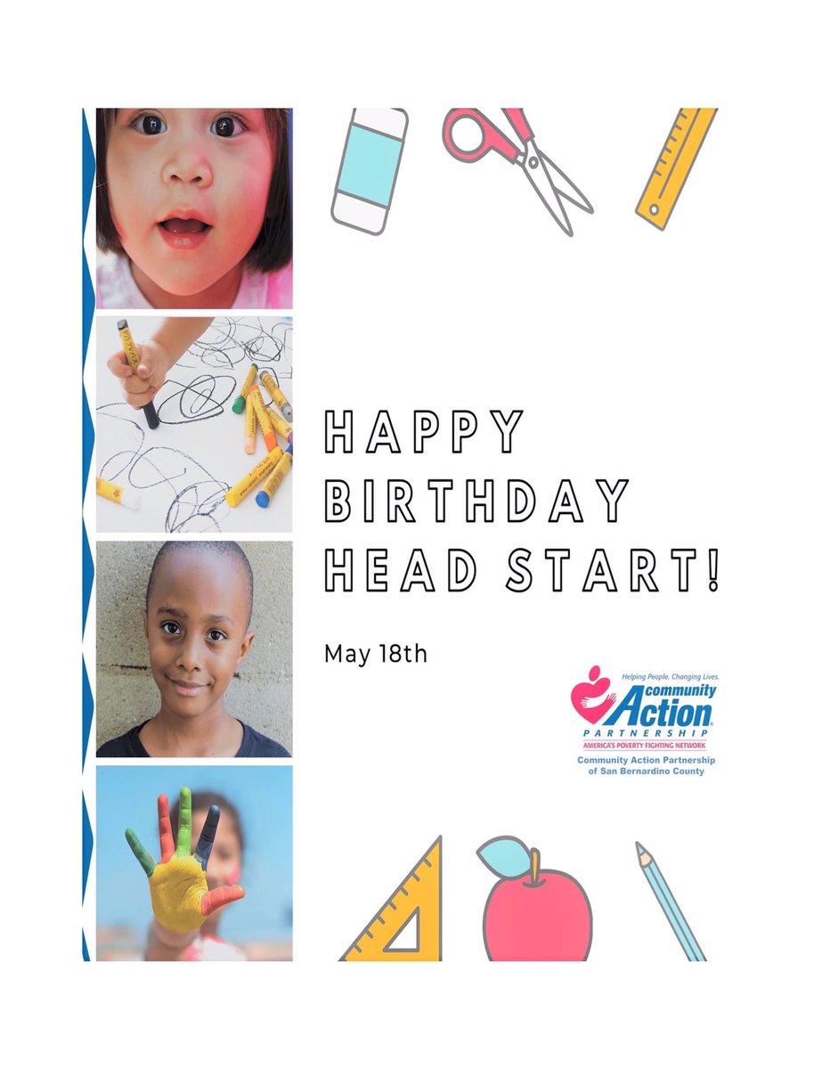 CAPSanBernardin's tweet photo. Today we celebrate 55 years of Head Start 🎉 🎉
#capsbc
#communityactionpartnership
#community
#support
#sbcounty
#sanbernardinocounty
#communityaction
#communityactionworks
#wer1000strong
#headstart https://t.co/ppy3E6koI1