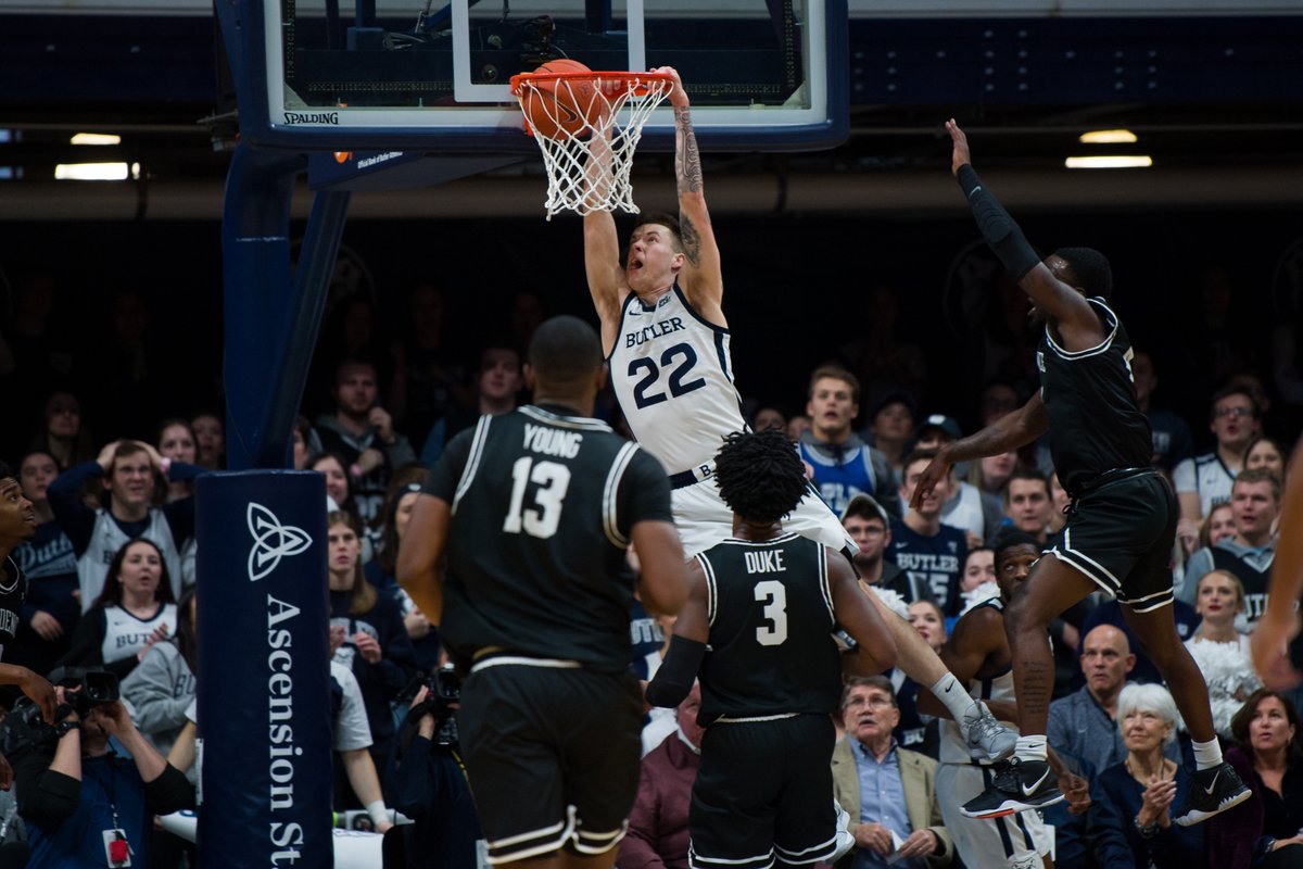 ButlerMBB's tweet photo. Congratulations to Sean McDermott and Campbell Donovan, who each posted a perfect 4.0 GPA for the spring semester. #ButlerWay https://t.co/3MVjrSSLK9