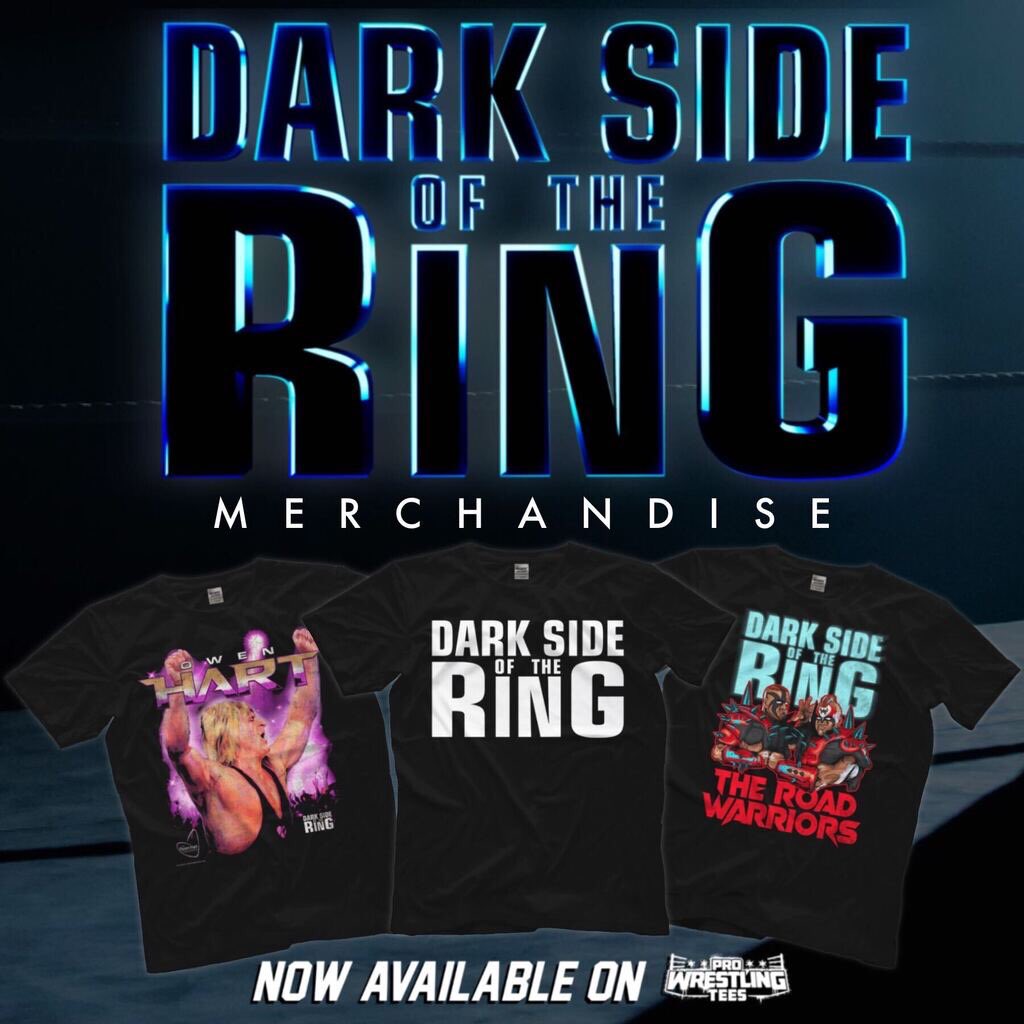 OneHourTees's tweet photo. Excited to announce that we signed a deal w/ both Martha Hart &amp; @VICE to bring you BRAND NEW Owen Hart shirts along with the first @DarkSideOfRing shirts. All profits from Owen's tees will be donated to the Owen Hart Foundation @owen_foundation. Visit https://t.co/O6bpncMD8f! 🙏🏽 https://t.co/khyJjfGvD4