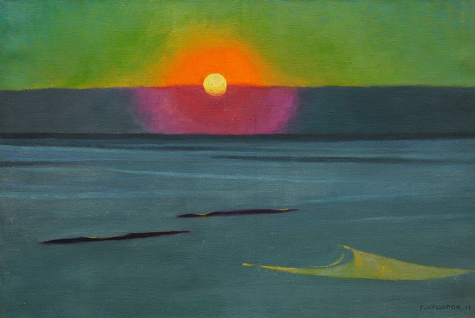 Félix Vallotton, Soleil couchant dans la Brume, 1911