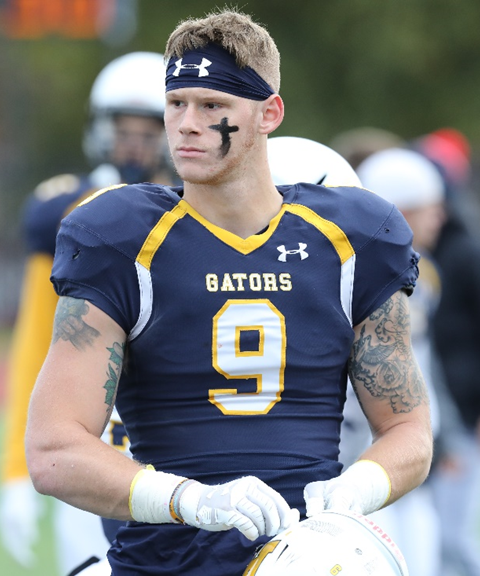 AlleghenyFB's tweet photo. Hard work pays off! A huge drive in the weight room and will to succeed turning Austin French into one of the most versatile playmakers in the NCAA!  #TransformationTuesday https://t.co/u3aRYs4N8w