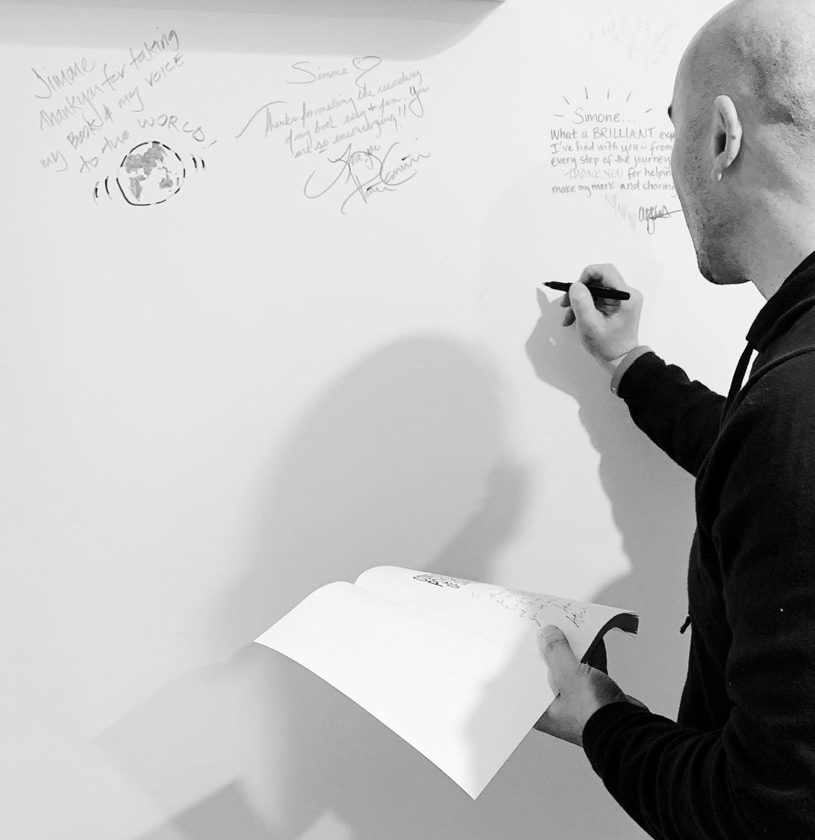 AdamBowcutt's tweet photo. The writingโs on the wall #ConfideBook https://t.co/Q8MSYwSOGW