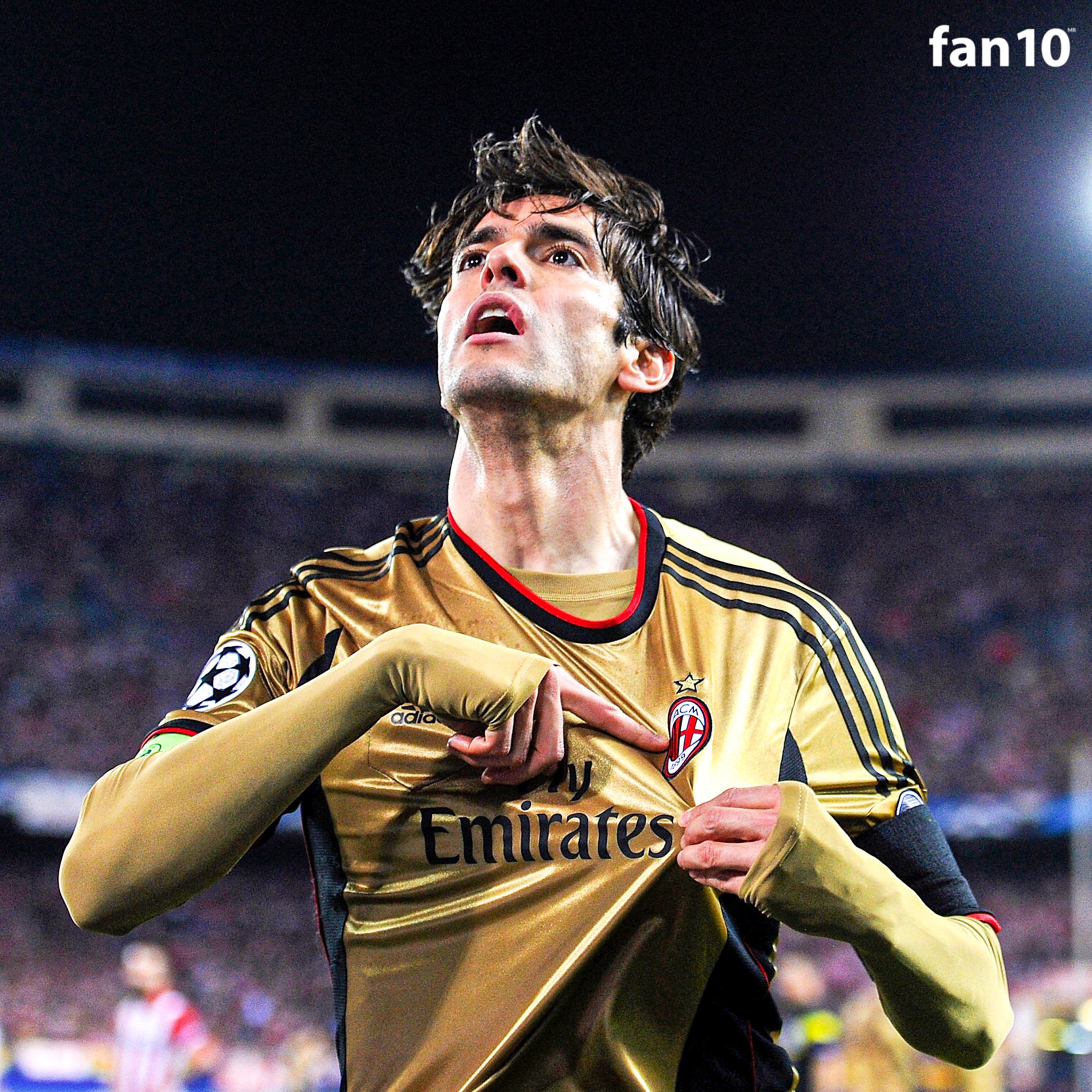 Camiseta milan dorada new arrivals