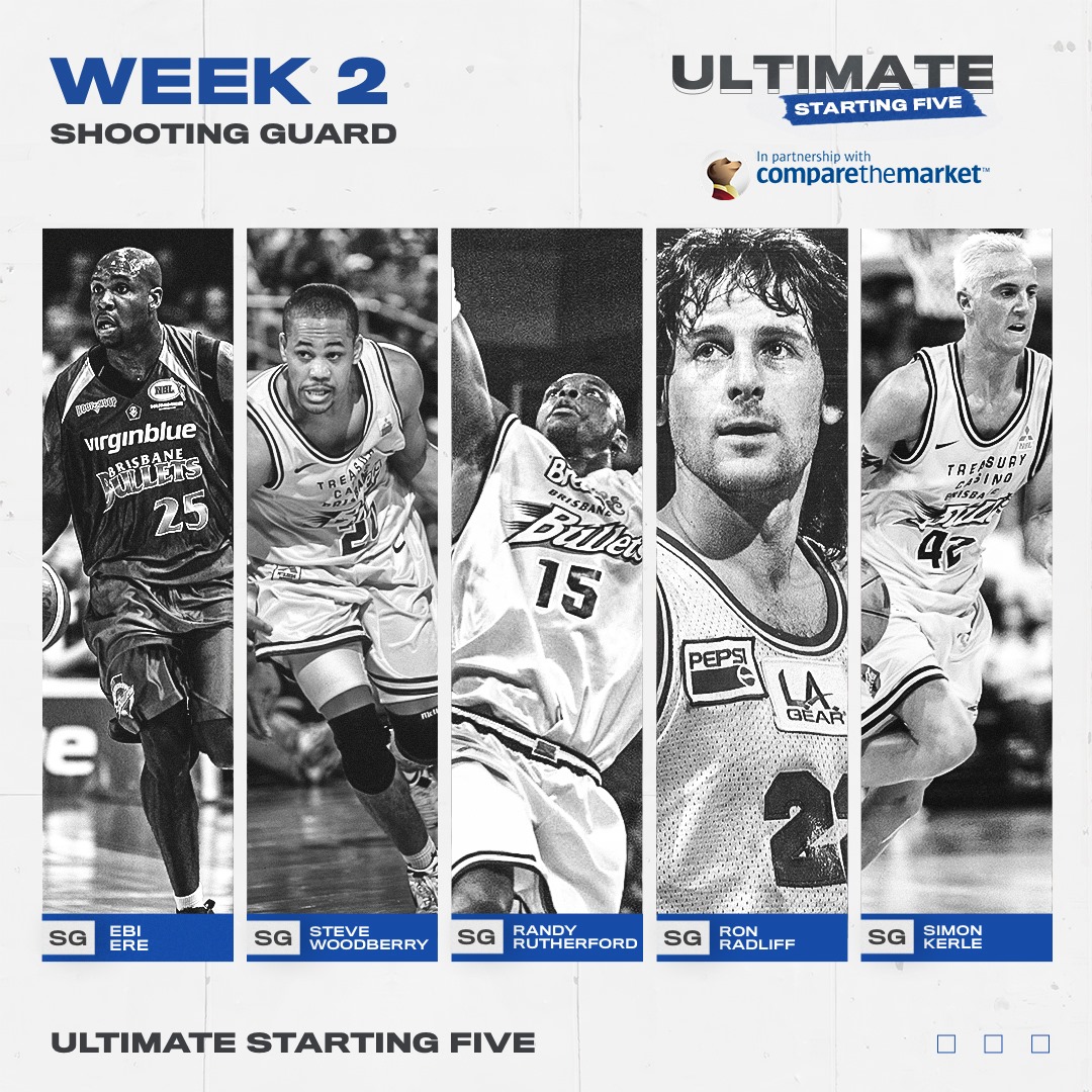 BrisbaneBullets's tweet photo. Who will take the SG position in our Ultimate Starting Five?
After @derekrucker5 was voted into the PG spot, this week we're asking which of these legends should be next selected.
Who would you pick? #NBL #NBL21 #ultimate5 https://t.co/lBO7jvmaRo