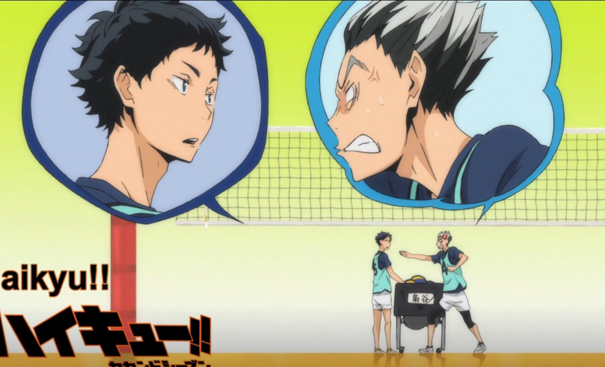 PLEASEEEEE THE WAY HE DIDNT EVEN NOTICE AND BOKUTO JUST GOT MAD FBHJDSI I LOVE THEMMM