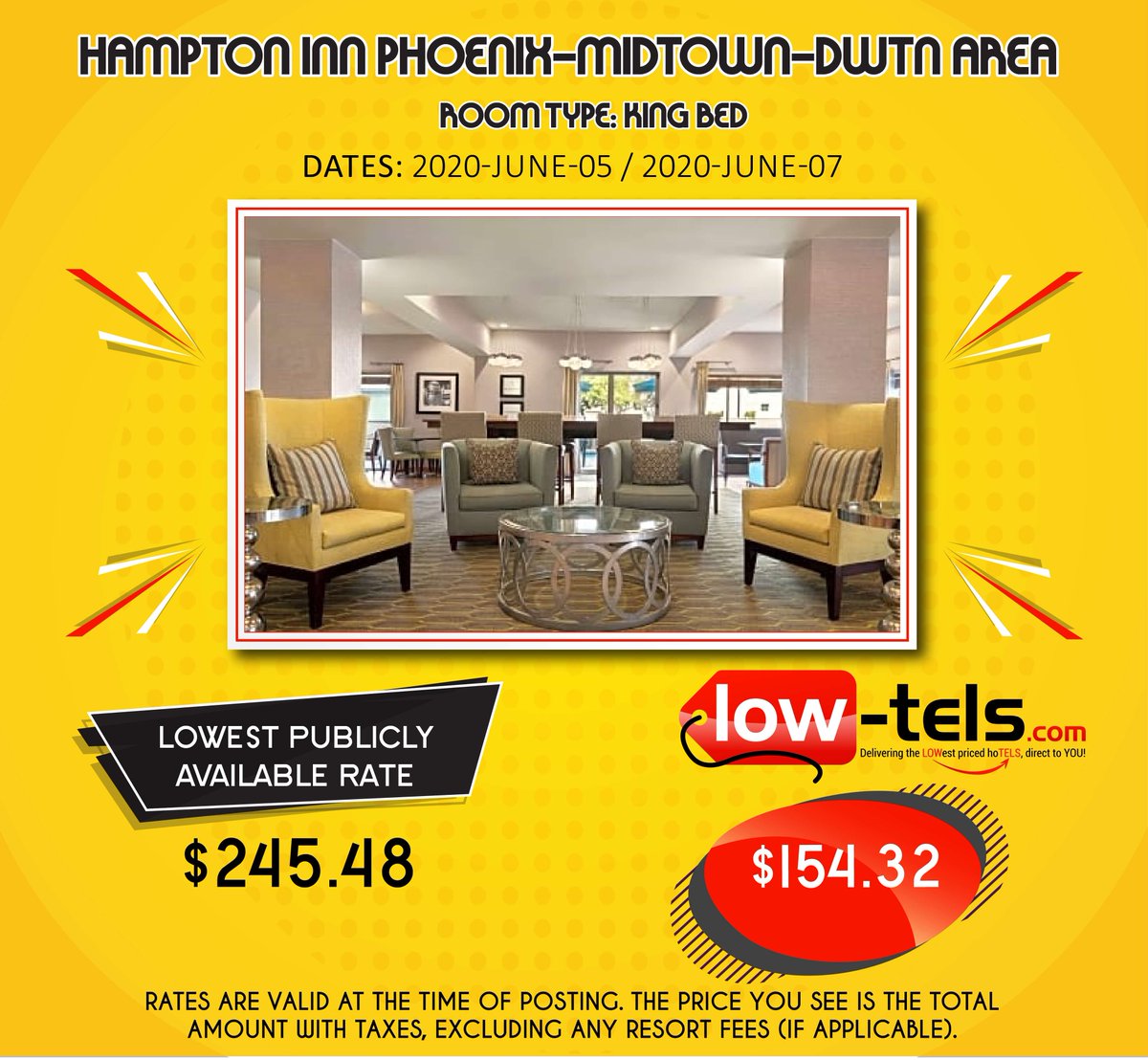 DanTheDealMan's tweet photo. PHOENIX IS ON SALE! https://t.co/baskqZd0N7
#hamptoninn #hamptoninndeals #hamptoninndiscounts #hamptoninnphoenix #hamptoninn #hamptoninnandsuites #hamptoninnphoenixmidtown #phoenixdeals #phoenixhotels #phoenixhoteldeals #phoenixhoteldiscounts #phoenixhotel #phoenixweekend #hotels https://t.co/Rmlxte8bqS