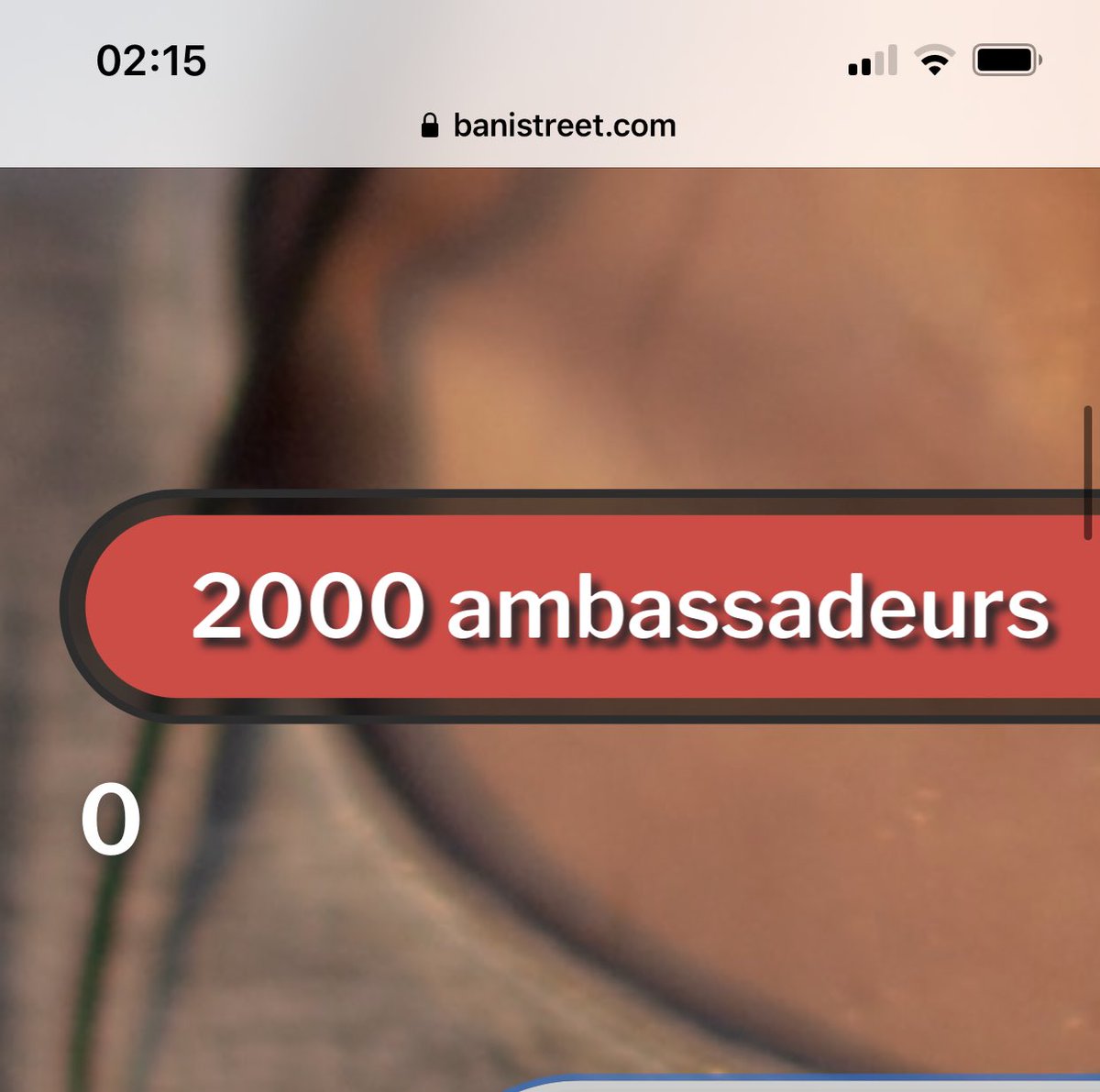 2 000 ambassadrices et ambassadeurs ! 

Les 1 000 prochains, vous avez jusqu’à 8h. Après convocation dans le bureau de <a href="/MoussaIbnYacoub/">Moussa Ibn Yacoub</a>. Seuls celles et ceux qui auront un justificatif de retard seront... seront... ben en fait venez apres on verra 😎banistreet.com