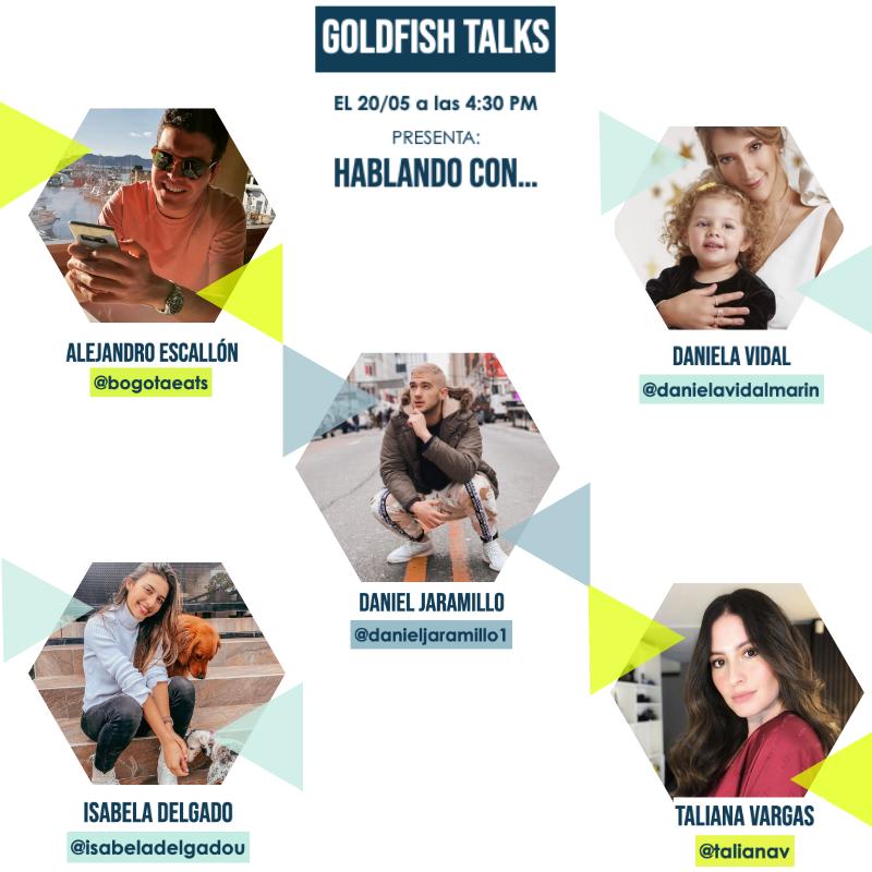¡En 2 días es nuestro panel de influencers! Reunimos a 5 de los influenciadores más reconocidos de Colombia y tienen mucho para compartir con ustedes 🤩. ¡Inscríbanse en el link!
app.livestorm.co/goldfish/hable…