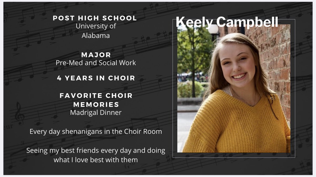 MarcusChoir's tweet image. Senior Spotlight #2!! 🎼❤️