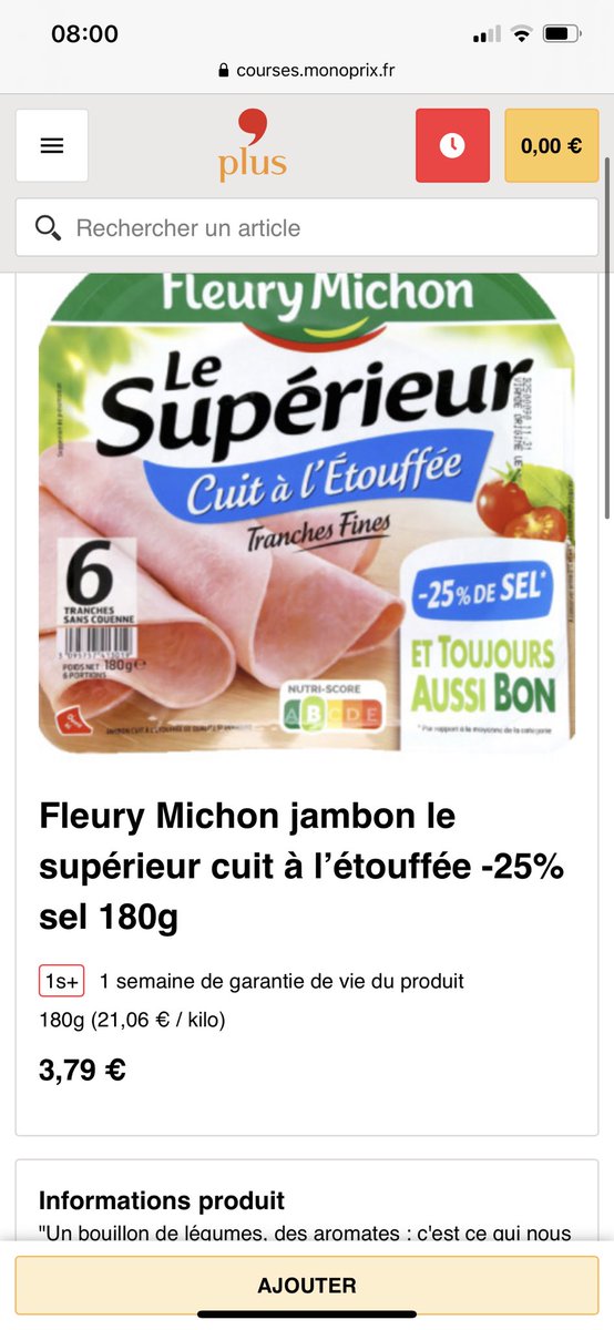Dauvers70's tweet photo. Parmi les originalités du service @Monoprix Plus lancé aujourd’hui (sur la tech Ocado), la gestion des DLC au produit. #ServiceClient Un prochain standard du é-commerce. https://t.co/RTSqBBso8r
