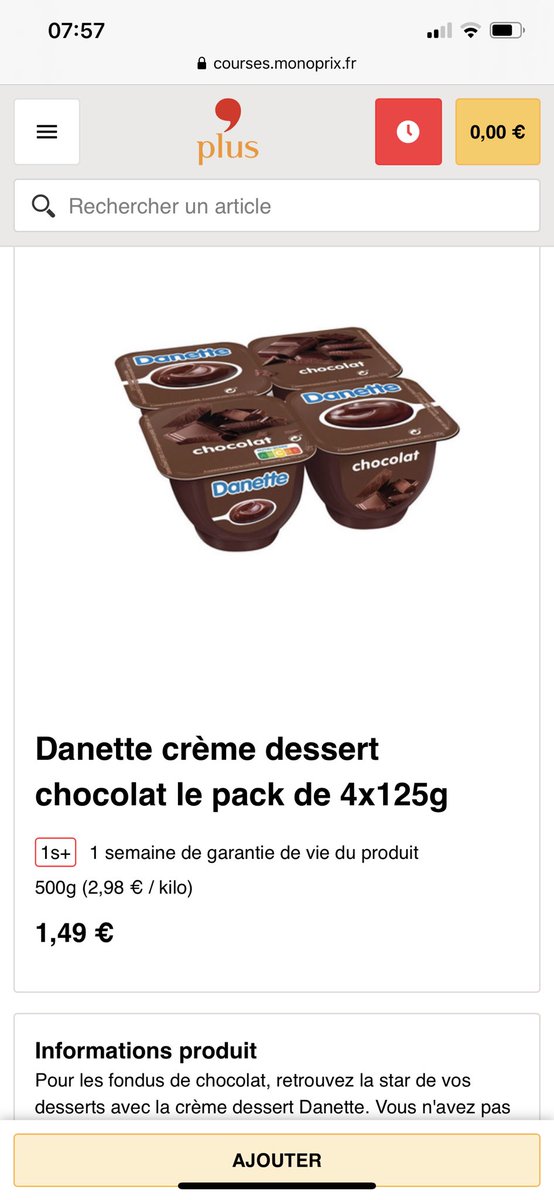 Dauvers70's tweet photo. Parmi les originalités du service @Monoprix Plus lancé aujourd’hui (sur la tech Ocado), la gestion des DLC au produit. #ServiceClient Un prochain standard du é-commerce. https://t.co/RTSqBBso8r