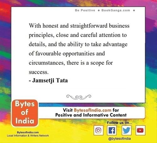 BytesOfIndia's tweet photo. #सकारात्मक_विचार #BytesofIndia #positivethoughts #positivequotes #positivity #positivethinking #positivevibes #bepositive✌#jamsetjitata https://t.co/x5ejuadp0P