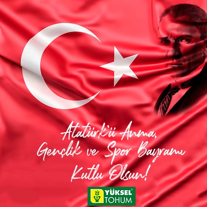 yukseltohum's tweet photo. 19 Mayıs Atatürk'ü Anma, Gençlik ve Spor Bayramı Kutlu Olsun!🇹🇷
#19MAYIS #19MAYIS1919 #AtatürküAnmaGenclikveSporBayramı #EvdeKal #EvdeBayramVar #Evde19Mayıs https://t.co/rUiaZNPPOI