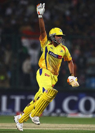 He was signed by  @ChennaiIPL for US$650,000 for first 3 years of the tournament.he made significant contribution in 2010 edition to compensate CSK over the loss of Hayden,Hussey and Jacob Oram.He added 520 runs in the tournament becoming the third highest run getter.