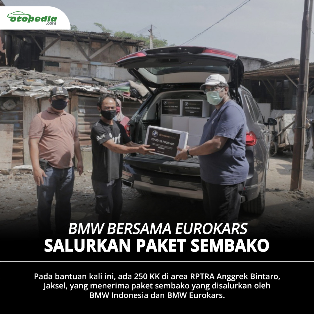 otopedia's tweet photo. BMW (@BMW_Indonesia) bersama diler resmi BMW M, yaitu BMW Eurokars kembali salurkan bantuan tahap kedua untuk masyarakat yang terdampak pandemi Covid-19.

Seperti apa kegiatan sosial ini? Simak ulasannya → https://t.co/wbvsNRWsX9

#BMWIndonesia #BMWEurokars #Donasi https://t.co/KZYZ19jMxM