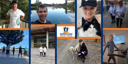 justiceQLD's tweet photo. Well done to the large contingent of our staff who took part in today's #QLDLegalWalk, a highlight of #LawWeek. Here's some of our people who hit the pavement in their local area to support @LawRightQLD in its quest to ensure access to justice for all Queenslanders. #LawWeek2020 https://t.co/SGddJsrRSc
