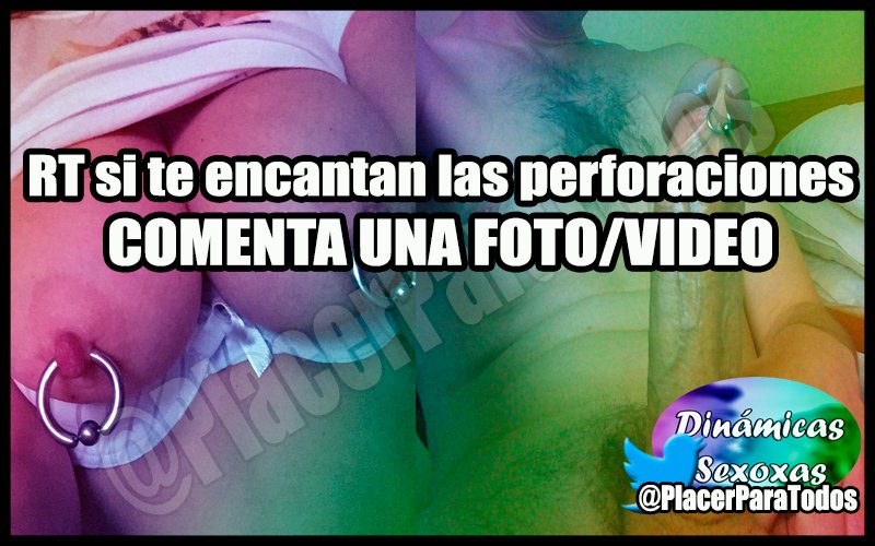 PlacerParaTodos's tweet photo. Amantes de las perforaciones

COMENTA CON LA ETIQUETA #DinámicasSexoxas

Recuerda que si  comentas una foto que no cumpla con la dinámica  (y esto ocurre en tres ocasiones) serás bloquead@. Si no puedes participar espera a la próxima https://t.co/NCqy8WlSDG