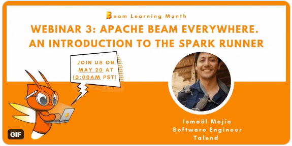 aicampai's tweet photo. The 3rd session of #BeamLearningMonth!👩🏽🎓 on May 20.
@ApacheBeam PMC member @iemejia will introduce to Beam @ApacheSpark runner & discuss why it's a perfect match for users who running data jobs in different clusters & clouds. @iamaijamal
RSVP👉🏽https://t.co/g7vKvhjc3w https://t.co/uNOH19L524