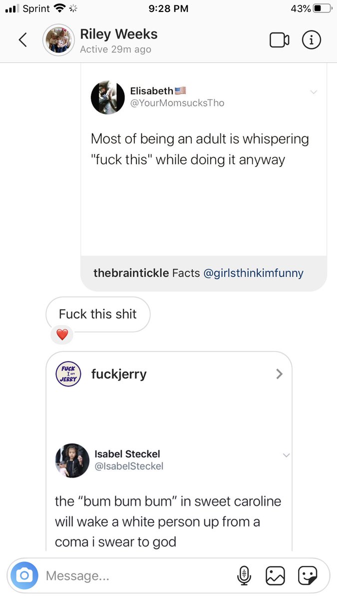 meredithdecker's tweet photo. When your people get you #excusemyfrench #inmyDM https://t.co/yisLOm8Gt4