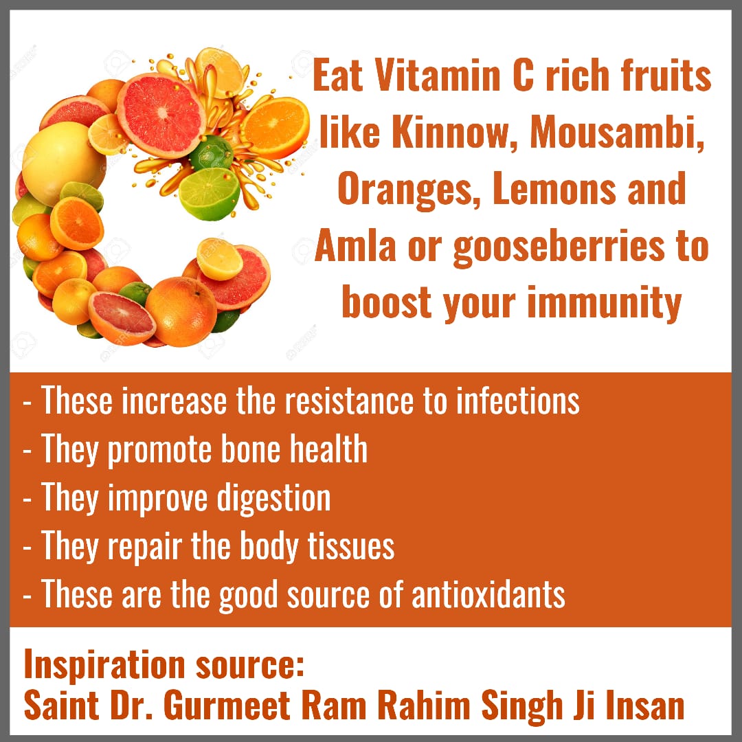 Iam_manvirbajwa's tweet photo. Here are various #TipsToStrengthenImmunity if you follow them you will definitely able to fight against disease like Corona virus. Make your diet healthier having rich proteins &amp; vitamin C which is very helpful to increase immunity. St @Gurmeetramrahim ji urge people to do same. https://t.co/2OFJfSP0Vt