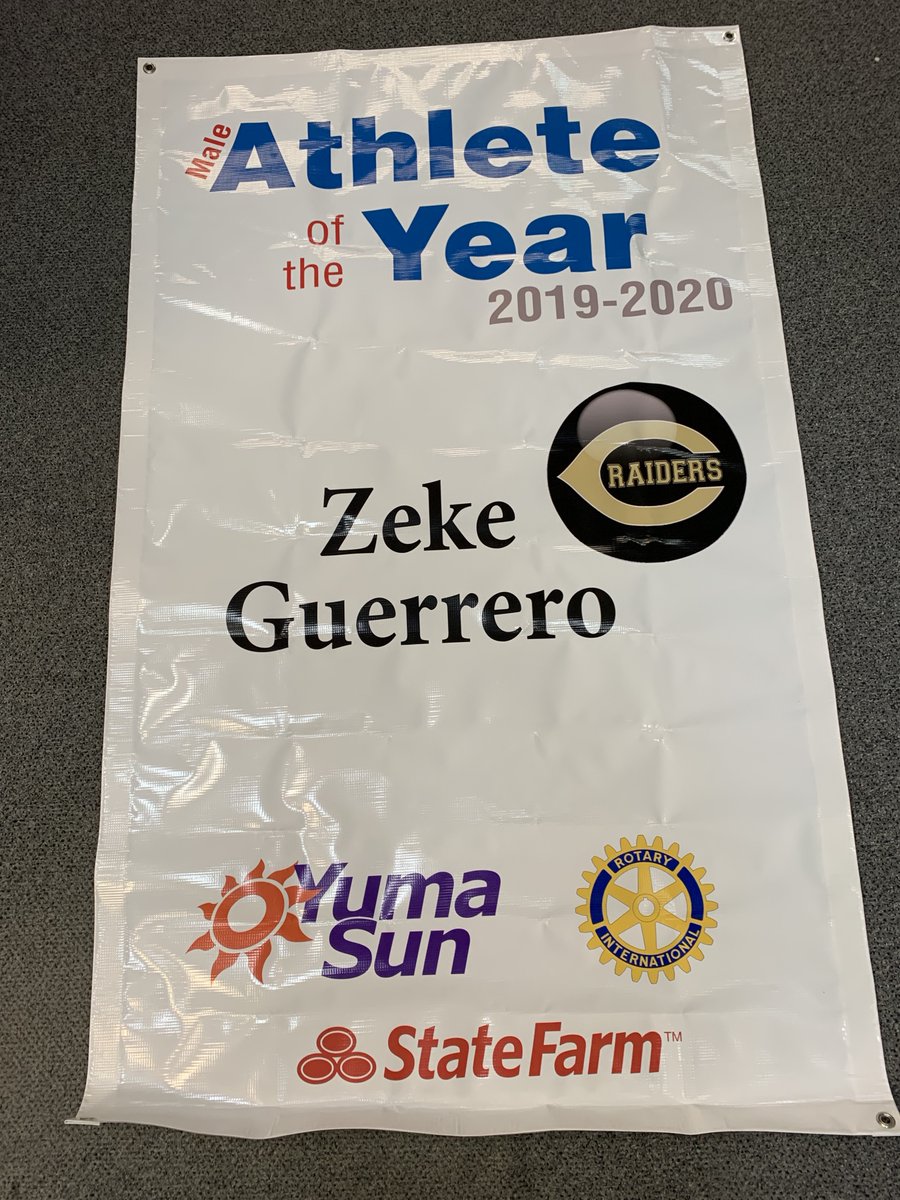 YumaSunSports's tweet photo. Our 2019-20 Male Athlete of the Year: Cibola senior standout linebacker and state champion wrestler, Zeke Guerrero https://t.co/UcZQ8nGjZ0