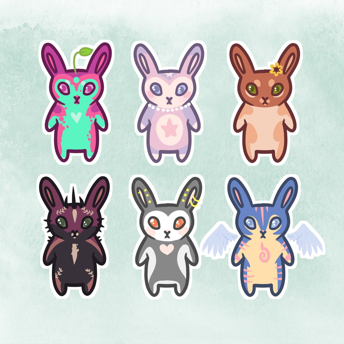 chthonek's tweet photo. Some adopts I'm selling on my shared adoptable acct on Insta (swamprabbitz) 🐇 https://t.co/FqiT2puWDA