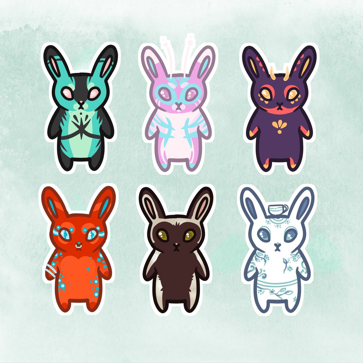 chthonek's tweet photo. Some adopts I'm selling on my shared adoptable acct on Insta (swamprabbitz) 🐇 https://t.co/FqiT2puWDA